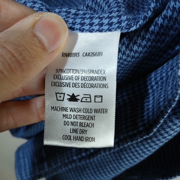 Robert Graham Shirt Mens XL Blue Modern American Tailored Fit‎ Flip Cuff AB50 - Picture 10 of 12